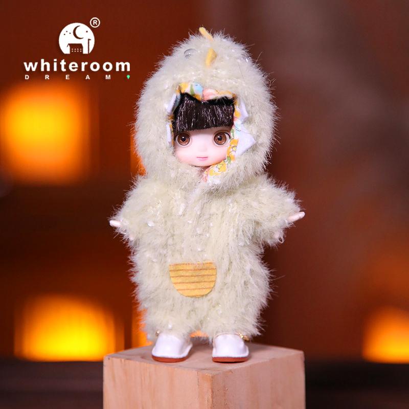 

2024 Мини Куклы Игрушки Для Девочки Кукла Ob11 Bjd 1/12 Маленькое Животное Obitsu11 Карманный Мальчик Ребенок Каваий Игрушка Подарок на День Рождения Шарнирная 12cm
