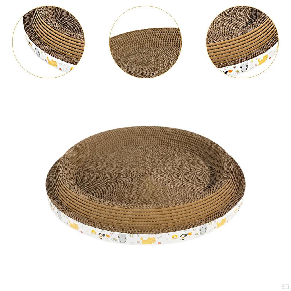 Cardboard Cat Scratcher Bed for Indoor Feline Relaxation
