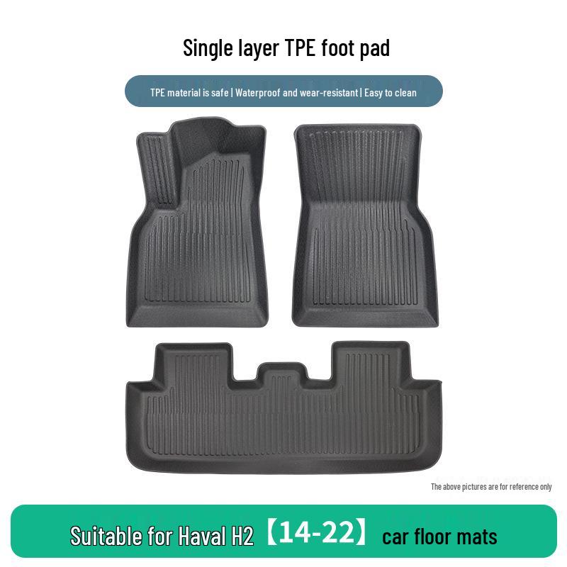 TPE Floor Mats for Great Wall Haval H2 (2014-2022), Custom Three-Piece Set