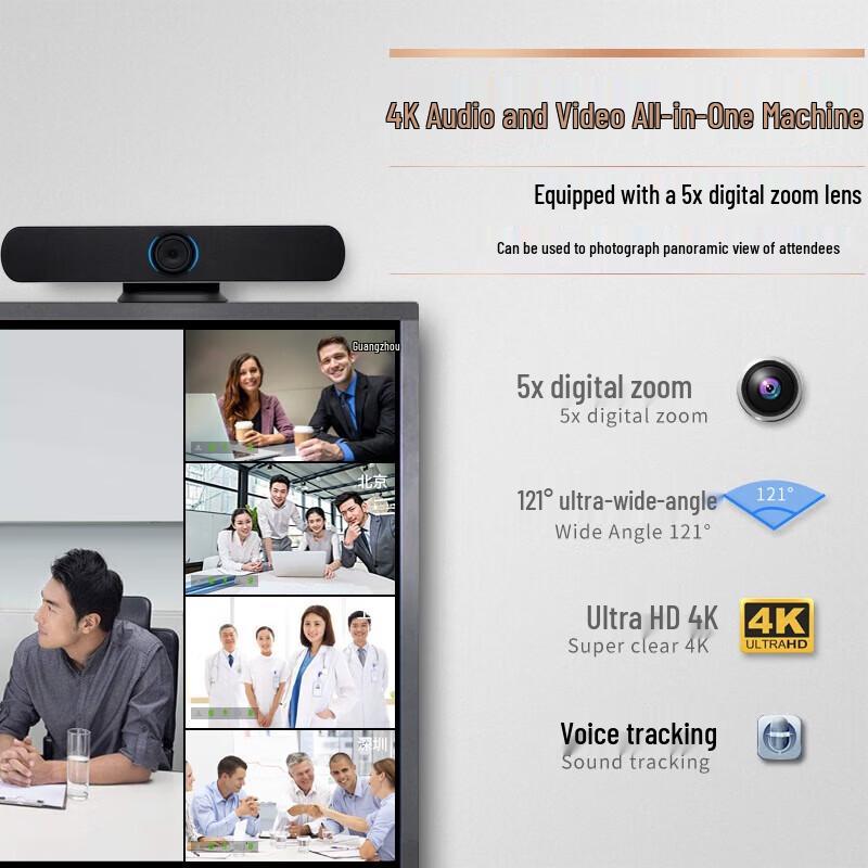 YSX YSX-A5 AI Voice Tracking 4K Conference Camera (CN Version)