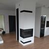 Litinová krbová kamna KRATKI SIMPLE levá 8 kW Ø 200