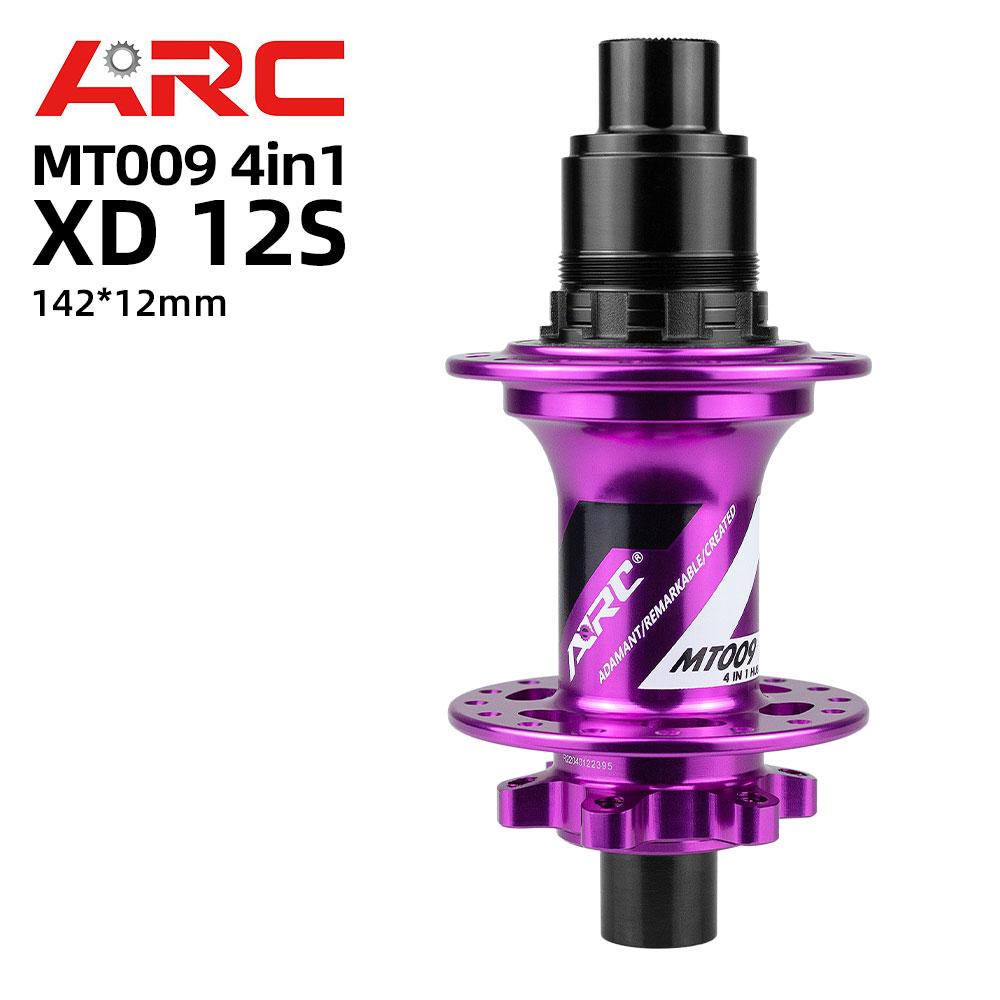 ARC MT009 Front Rear Bicycle Hubs 32 Holes MTB Mountain Bike NBK Sealed Bearing Hub 6 Pawls 114 Clicks Noise HG XD MS 8-12-Speed