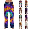 Herren Halloween Bedruckte Kordelzug-Hose Lässige Lounge Schlafanzughose Bequeme Passform Entspannter Stil Vollständige Länge Hose