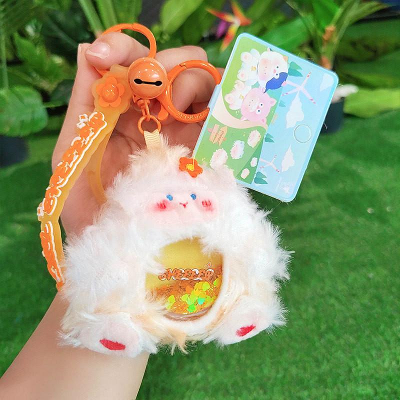 Adorable Plush Sheep Keychain Soft Cartoon Keyring Perfect For All Occasions