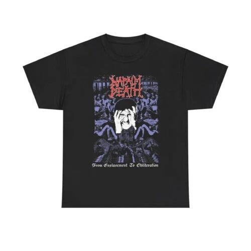 

Napalm Death T Shirt Grindcore Vintage Carcass Pig Destroyer Dystopia Doom Punk XL
