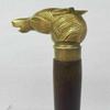 Antiker Stil Viktorianisch Vintage Designer Messinggriff Gehstock Holzspazierstock