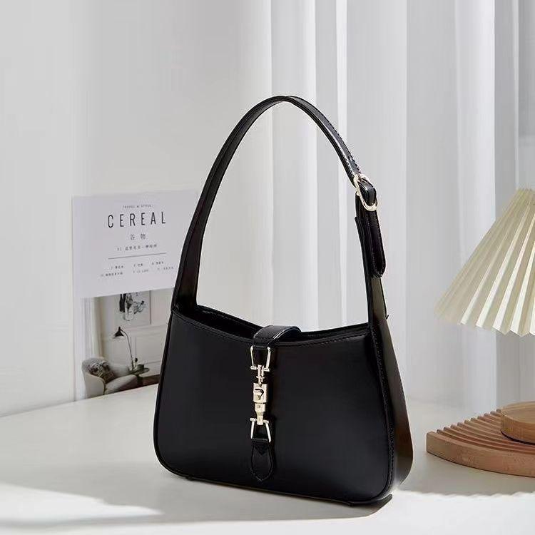 IELGY Women's Shoulder Underarm Bag, Fashion Premium Versatile Women's Bag, Black