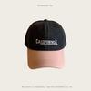 Color Matching Letters Fashion Casual Versatile Baseball Cap Women's Spring Travel Sunshade Cap