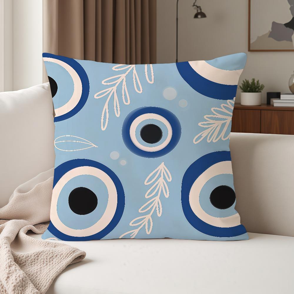 Böses Auge Kunst Kissenbezug Geeignet für Schlafzimmer Wohnzimmer Autos Heimdekoration