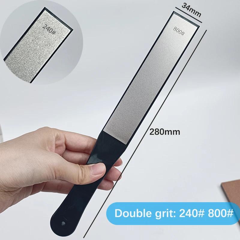 Diamond Knife Sharpener Handle Outdoor Tools Sharpening Double Sided Grind Whetstone Home Sharpening Tool and Polishing Board