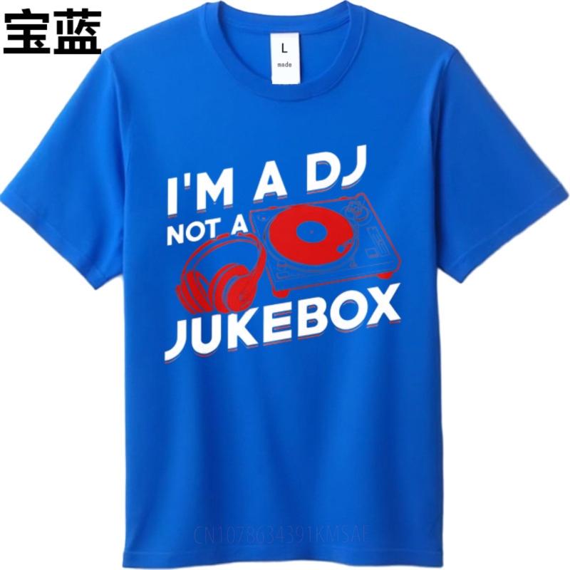 Fashion Tee Travel Tshirt Unisex Teenagers Oneck Tshirt Vintage Im A Dj Not A Jukebox Comfort For Him Tops Streetwear Tee