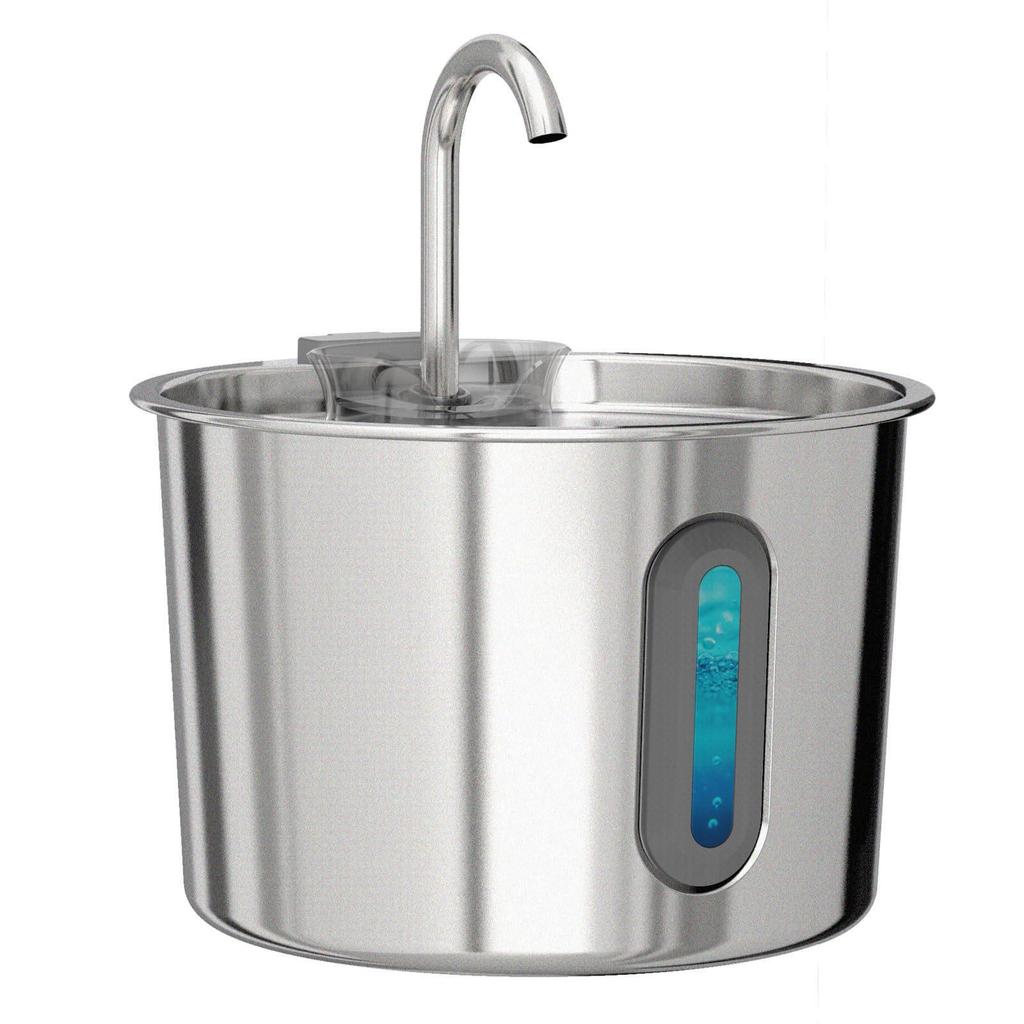 Stainless Steel Automatic Pet Water Dispenser for Cats and Dogs