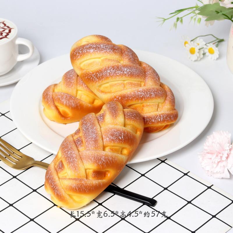 Pu Slow Rebound Food Play Squeeze Toy Simulation Tart Toast Cake Bear Model Fun Wet And Soft Feel Stress Relief Happy Fidget Toy