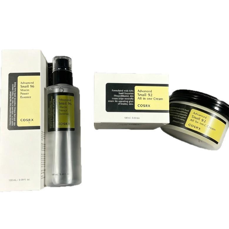Snail 92 Cream 96 Essence BHA Amino Acid Cleanser Set Hydrating Repairing Moisturizer