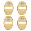 4pcs Car Door Lock Cover Badge Car Sticker for Volkswagen Golf 7 5 CC Passat GTD B6 Mk4 VW Tiguan Mk7 Scirocco Auto  Accessories