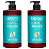 Kerasis Advanced Keramide Fine Damaged Hair Clinic Treatment 1L 2 Pcs