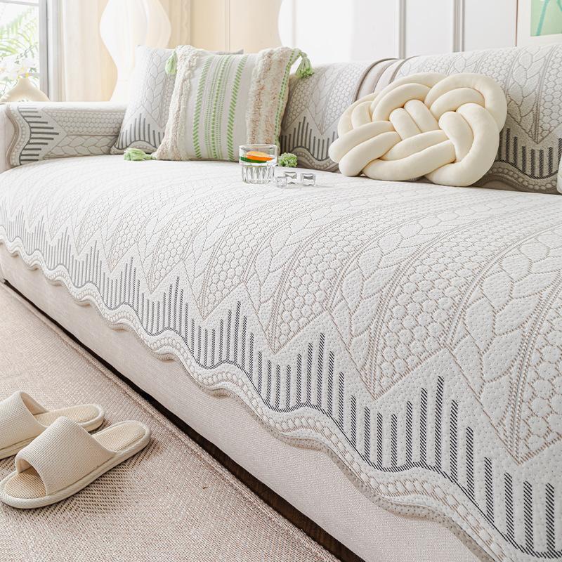 New Summer Special-Shaped Sofa Cushion Cool Non-Slip Seat Cushion Simple Modern Cool Doudou One-Piece Cover Towel