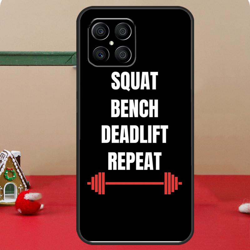 Bodybuilding Gym Fitness Quotes Case For Honor Magic 6 7 8 Pro Honor 400 200 70 90 Lite X8c X8b X9a X9b X9c X9d Win RT Cover