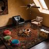 Persian Retro Ethnic Style Carpet Home Decoration Living Room Sofa Large Rugs Bedroom Bed End Non-slip Soft Floor Mat Washable