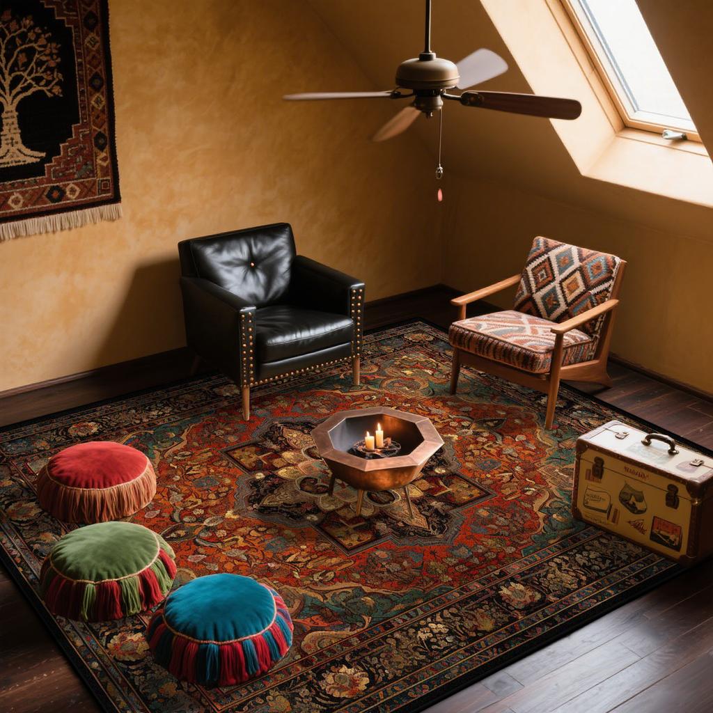 Persian Retro Ethnic Style Carpet Home Decoration Living Room Sofa Large Rugs Bedroom Bed End Non-slip Soft Floor Mat Washable