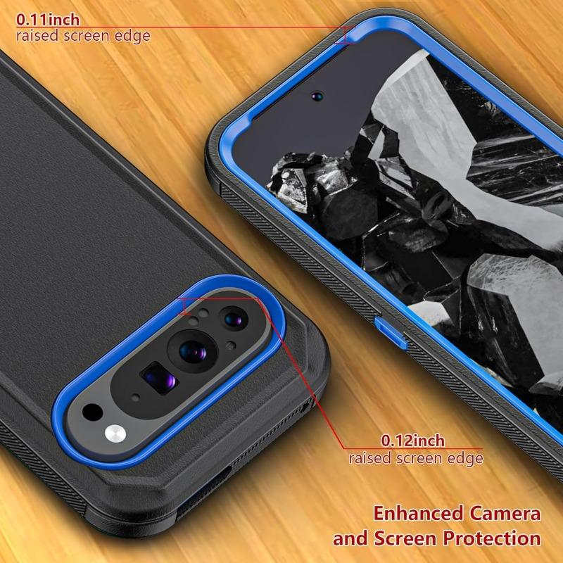 Prémiový odolný kryt na telefon vojenské kvality pro Google Pixel 10 9 8 Pro XL s klipem Pevný nárazuvzdorný pancéřový chránič Cell Cover