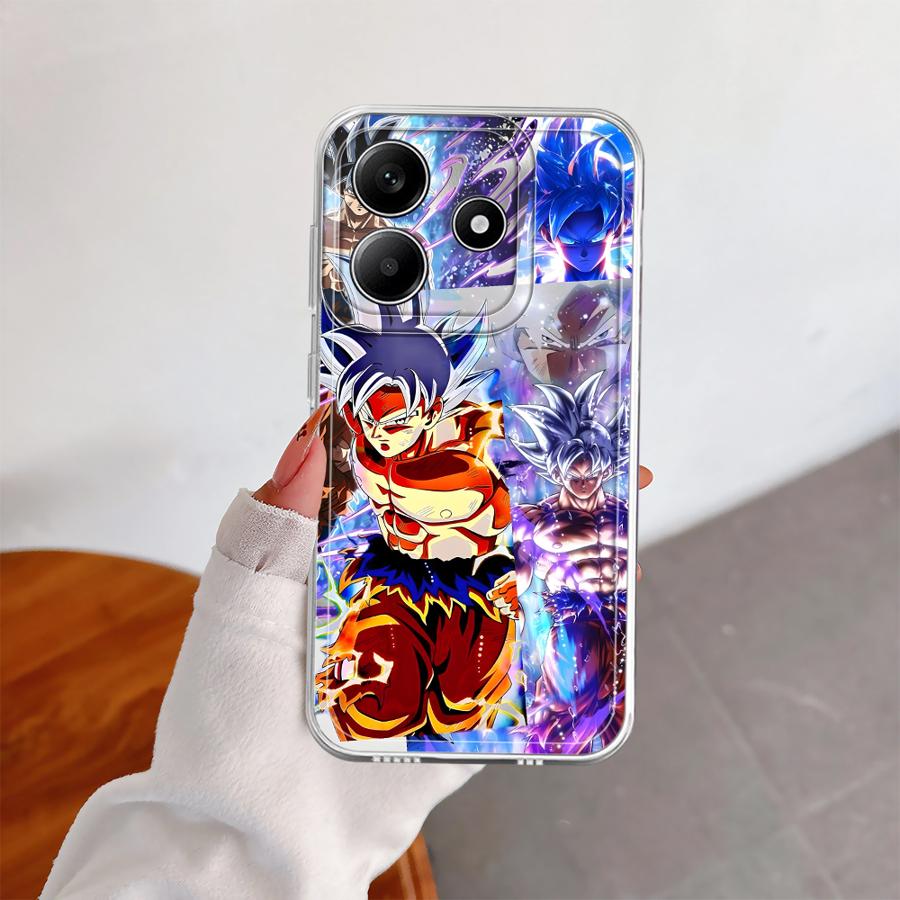 Case for Xiaomi Redmi Note 14 Pro Plus Note 13 10S 9 10 13C 14C 11S 12S A4 12 11 Soft Phone Cover Dragon Ball Goku