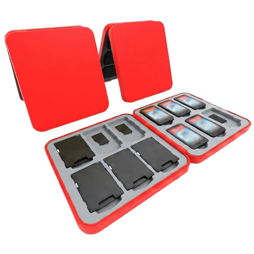 Portable Magnetic Game Card Box Holder Storage Box, For Game Slots and Micro Sd Card Slots, Suitable For Switch Lite/Oled