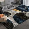 Modern Geometry Carpet for Living Room Abstract Large Rug Non-slip Bedroom Cloakroom Decoration Rugs Washable Coffee Table Mat
