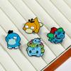 Enamel Brooch for Children, Cartoon, Psyduck, Bulbasaur, Anime Action Figures, Pikachu, Charizard Jewelry, Birthday Gift