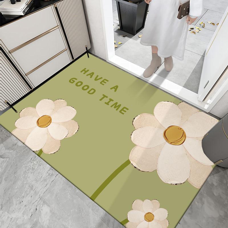 Diatom mud bathroom floor mat, water absorption door, toilet, kitchen king size floor mat, non-slip bathroom, bath mat
