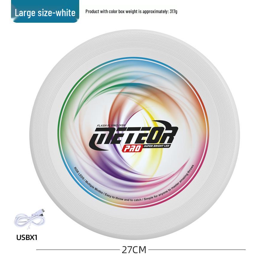 Cross-Border Interactive LED Flying Disc: Outdoor Competitive Sport & Pet Toy
