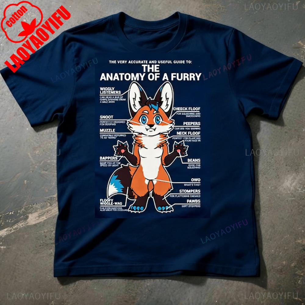 Kožešinový Merch Vtipné Tričko Fursona Fandom Trička Hrdé Kožešinové Oblečení Nadýchaný Milovník Dárek Tričko Pánské Dámské Unisex Ležérní Bavlněné Tričko