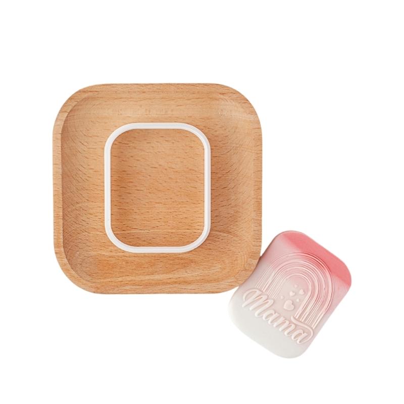 Plastic Cookie Molds Creative Biscuit Cutter Mothers' Day Theme Cookie Molds Bakings Tool Suitable for Mothers' Day