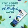 Himalaya Brightening Vitamin C Blueberry Face Wash 50ml Single Pack for Dull Skin Radiance
