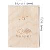3-Pack Electric Guitar Neck Maple Shims: 0.25, 0.5, 1 Degree, Blank (Unfinished)