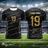 Summer Yamal Commemorative 3D Print Family Outfit Football Jersey T-shirt. Loose and Comfortable Suitable for Daily Wear