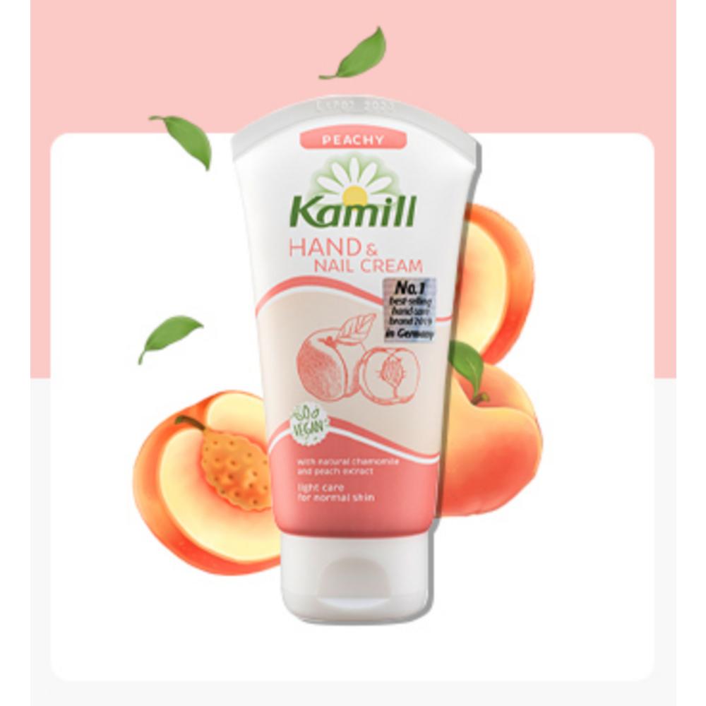 Camille Hand & Nail Cream Peach, 75ml, 2 units