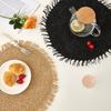 Round Placemats Set of 2 for Dining Tables Heat Resistant Table Mats Handmade Natural Place mats for Farmhouse Table Decoration
