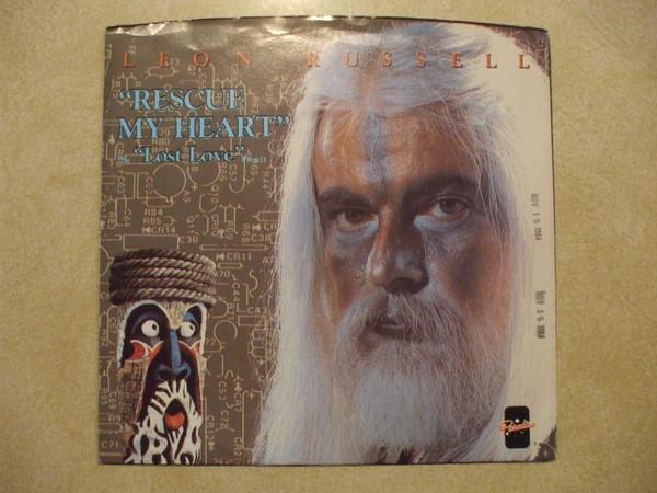 

7inch Record LEON RUSSELL - Rescue My Heart PR631 Paradise Record 1984 US Rock Used