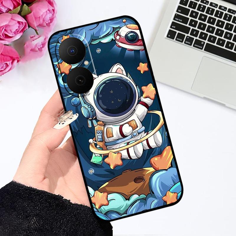 Case For Huawei Nova Y73 Fundas Oil Painted Silicone Back Cover For Huawei Enjoy 80 Soft Matte Phone Case JUY-AL00 Protect Shell