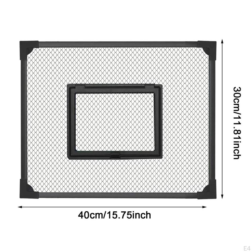 Beckenabdeckung Selbstmontage Anti-Sprungnetzabdeckung DIY Aquarienabdeckung Einfach einzurichten Zubehör
