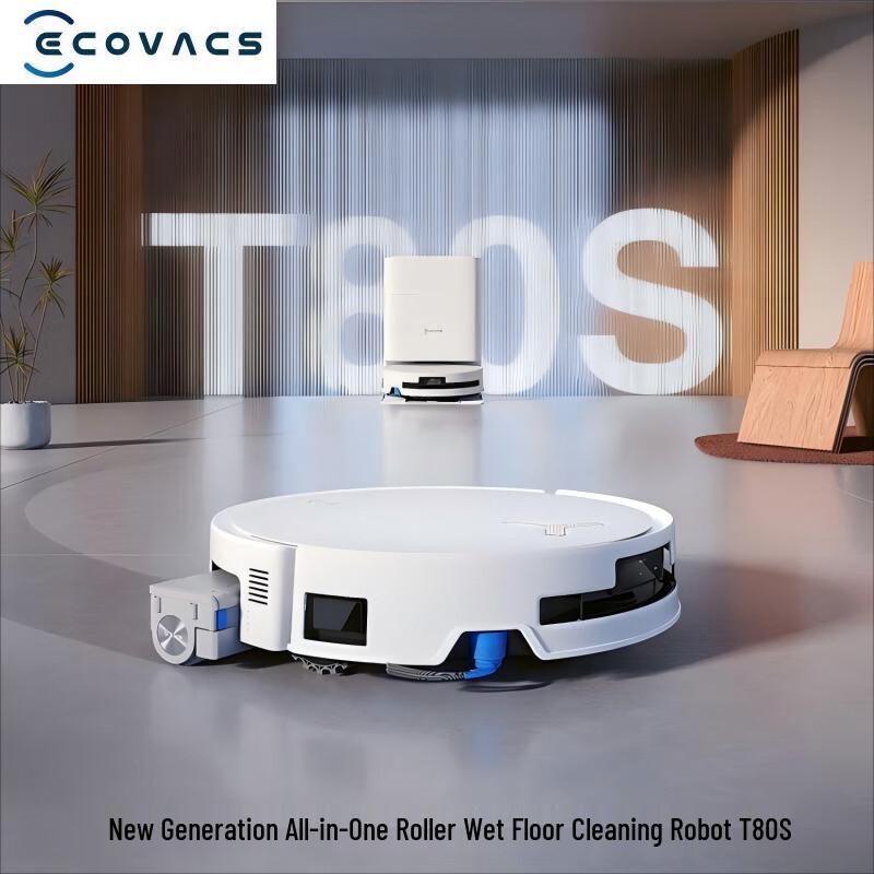 Ecovacs DEX62 T80S All-in-One Robotic Vacuum Mop CN plug (adapter included)