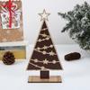New Wooden Crafts Christmas Ornament Christmas Tree Decoration Wooden Ornament Creative Party Tabletop Home