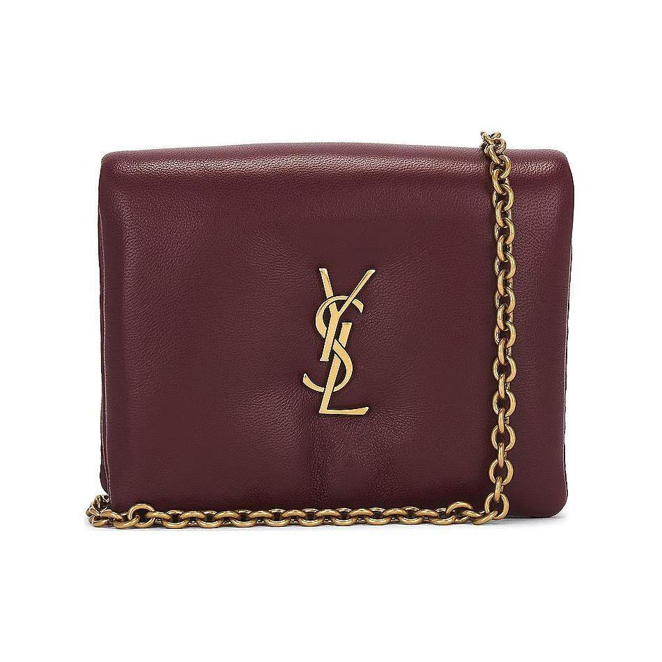 

Saint Laurent Ysl Gold Metal Logo Lambskin Crossbody Shoulder Bag Women Bags Red 777439-AACX7-6268 Basic Set (Bag+Dust Bag)
