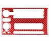 For Chevrolet Corvette C6 2005-07 RED Carbon Fiber Console Radio CD Panel Trim
