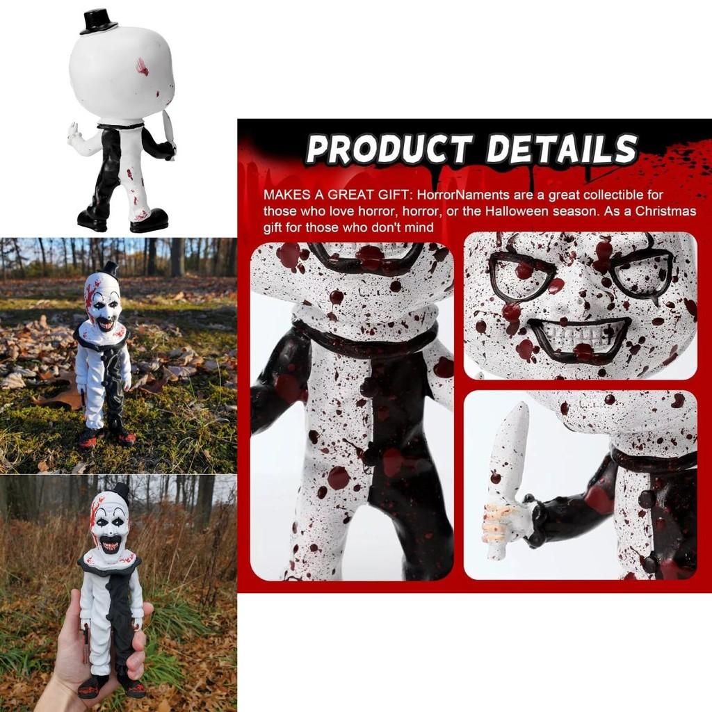 Gruselige Moderne Harz Sensenmann Clown Dekorative Figur Für Halloween Tischdeko