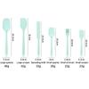 6pcs Silicone Spatula Set for Cooking Baking Tools Food Grade Heat Resistant Non-Stick Scrapers & Cream Spreads HPMD008