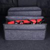 Car Storage Bag, Car Soft Storage Box Trunk Bag Travel Storage Organizer Holder Car Accessories Deep Grey