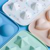 8 Cells ice cubes Moulds Flexible Food Grade Silicone DIY Ice Tray Kitchen Ice Makers for Wine Cocktails 14 Styles