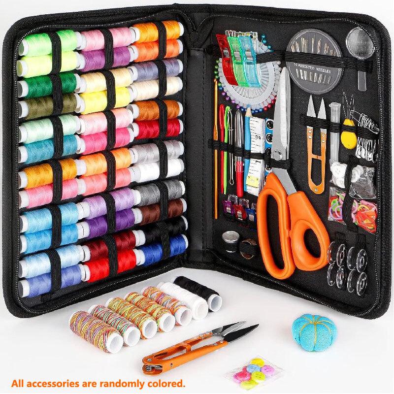Portable Needle and Thread Kit - Home DIY Sewing Tool Set, Household Sewing Box